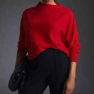 Pilcro Red Cashmere Sweater